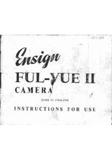 Barnet Ensign Ross Ful-Vue 2 manual. Camera Instructions.